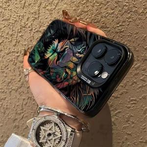 <span class=keywords><strong>Lion</strong></span> coloré Photo impression plaqué <span class=keywords><strong>argent</strong></span> clé TPU PC étui de téléphone portable pour Iphone 8 X Xr Xs 11 12 13 14 15 16 17 Pro Max - Product Image 3