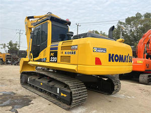 Excavadora Komatsu usada Pc220 de alta calidad, buen estado, precio más bajo, excavadora hidráulica sobre orugas Komatsu, 2. 000 m2, 2. 000 m2 - Product Image 3
