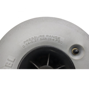 חבילה 2 12 אינץ pvc עגלת החוף החלפת צמיגים חול גלגלים משאבת אוויר קיאק קאנו עגלת קאנו מתגלגל הליכון חלקי כיסא חוף - Product Image 5