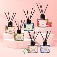 Bon marché, vente en gros, ensemble diffuseur de roseaux d'huile essentielle populaire de longue durée avec parfum personnalisé