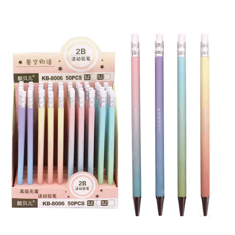 JPS OEM Portaminas Pencil Set Cheap Colors Plastic Mechanical Pencils