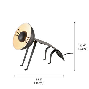 Lampada da Tavolo <span class=keywords><strong>Micha</strong></span> Cat, Design Nordico Moderno e Creativo, LED in Metallo di Alta Qualità, Unica e Resistente per Camera da Letto e Stanza dei Bambini - Product Image 6