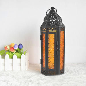Factory Wholesale Ramadan Decorations Metal Moroccan <strong>Candle</strong> <strong>Lantern</strong> Decorative <strong>Candle</strong> Holder Lamp for Home and Weddings Decor - Product Image 6