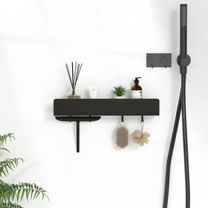 Étagère de Douche Murale Multifonctionnelle en Acier Inoxydable Auto-Adhésive pour Salle de Bain – Organisateur de Rangement - Product Image 3