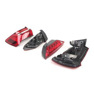 Feux arrière LED Audi A6 C8 2019-2024, feux d'avertissement de freinage, ensemble de feux arrière de voiture - Product Image 1