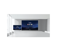 Pizarra Digital con Sistema Android, Táctil Infrarrojo de Alta Precisión, Compatible con 20 Puntos Táctiles, 4K, para Escritura y Video, con Soporte de Piso, para Uso en Ascensores