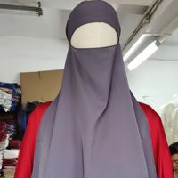 Produit phare : Voile long moderne en mousseline unie pour femme musulmane, idéal comme masque facial d'hiver et foulard islamique