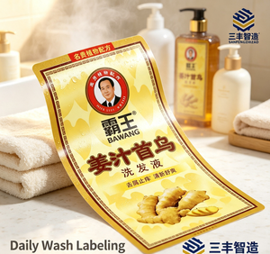 Etiqueta Autoadhesiva para Champú de Jengibre y Polygonum Bawang - Product Image 5