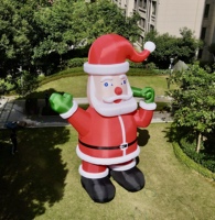 Modèles gonflables de Père Noël WINSUN, formes gonflables de Noël pour l'extérieur, décoration du Nouvel An en promotion