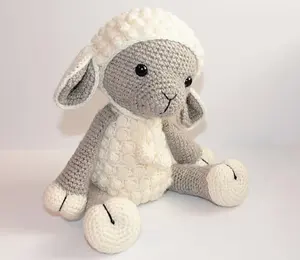 Cừu Móc Amigurumi-Cừu Móc-Thú Nhồi Bông Dệt Kim-Búp Bê-Đồ Chơi