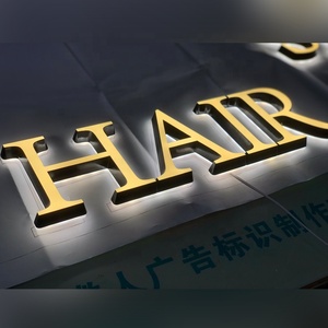 Popular Acero inoxidable 3D LED Logo Letras comerciales Exterior Interior Acrílico personalizado Publicidad Señal electrónica - Product Image 4