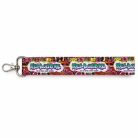 Sangle de lanière par sublimation en ruban de 1,7 mm d'épaisseur, rouleau de 16 mm, blanc Atlas vierge pour porte-badge et porte-clés
