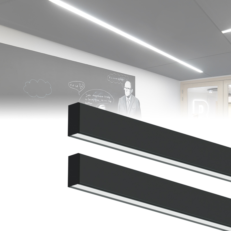 Dimmable Linear Hanging Lamp Rectangle Linkable