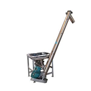 Chemical Plastic Particle Inclined Feeder <b>Sealed</b> Dustproof Stainless Steel Conveyor Durable <b>Heat</b> Resistant Adjustable Conveyor - Product Image 1