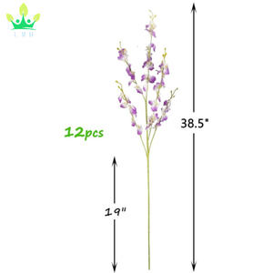 Orchidee artificiali fiori di seta 12 pz <span class=keywords><strong>per</strong></span> matrimonio festivo festa di nozze decorazione <span class=keywords><strong>per</strong></span> vaso da tavolo e casa ufficio - Product Image 2