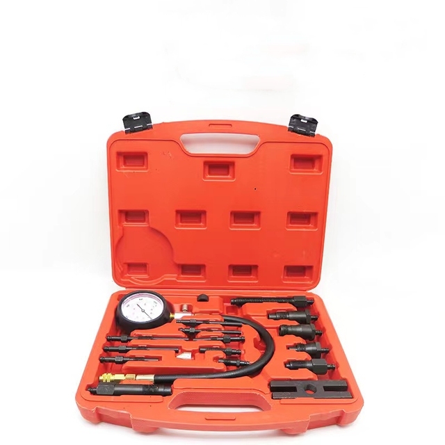 18Pcs/set Diesel Engine Compression Tester Tools Kit