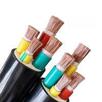 Cable Eléctrico Flexible RVV con Núcleo de Cobre Desnudo, Aislamiento de PVC, Cable Industrial Multifilar de 1mm, 1.5mm, 2.5mm y 4mm de Sección Transversal
