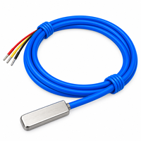 Sonde adhésive étanche non poreuse DS18B20 pour capteur de température de surface avec fil RVVP de haute qualité