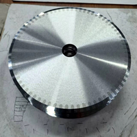 Lame de coupe circulaire en acier inoxydable avec insert en carbure de tungstène pour le traitement des gésiers de poulet et de canard