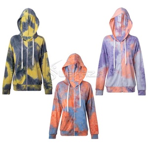 Nouveaux sweats à capuche pour femmes de haute qualité attrayants avec capuche à cordon pour femmes Tie Dye Hoodies Sweats à capuche pour femmes de haute qualité pour activer - Product Image 1