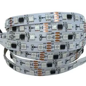 Tira de luces LED rgbic, tira de luces LED impermeable para sala de estar, tira de luces LED de neón