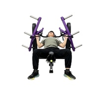 Machine de musculation professionnelle en acier de haute qualité pour presse à pectoraux inclinée, équipement de fitness pour salle de sport commerciale, banc de musculation incliné