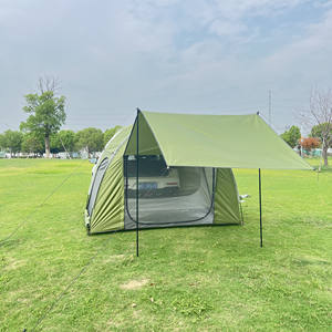 Tente noire de stockage imperméable et pare-soleil à ouverture rapide pour vélos et motos Abri d'espace arrière en matériau Oxford extérieur - Product Image 2