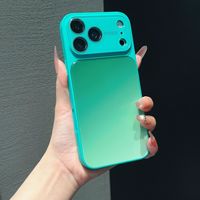 Coque de téléphone PC dégradée pour iPhone 18 Pro Max avec protection d'objectif d'appareil photo, antichoc et design fin