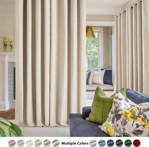 <span class=keywords><strong>Tende</strong></span> Oscuranti 100% Lino con Occhielli, <span class=keywords><strong>Tende</strong></span> Termiche Solide per Camera da Letto - Product Image 3