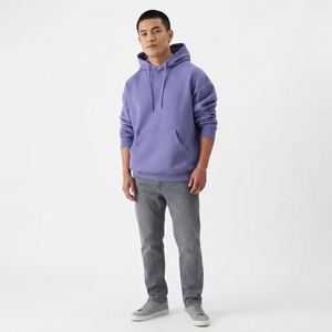 Sudadera con Capucha Unisex 100% Algodón, Forro Polar, Cierre de Cremallera, Logotipo Personalizado Impreso, Sudadera Informal con Capucha, Disponible en Talla XS - Product Image 1