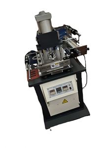 210*260 Wholesale Small Size Portable Electric JD210 Embossing Printing Pneumatic Hot Foil Stamping Machine for Leather Plastic - Product Image 2
