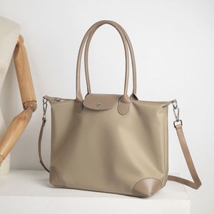 2025 Fashion Women <b>Nylon</b> Solid Color Zipper Water Resistant Shoulder Weekender Shopper <b>Handbag</b> Computer Large Capacity Crossbody - Product Image 2