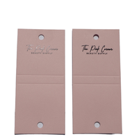 Cartes d'affichage de bijoux repliables personnalisées avec étiquettes de logo personnalisées pour bracelets suspendus porte-clés colliers Bracelets carte