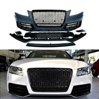 Ensemble de pare-chocs avant pour Audi A5 S5 B8, mise à niveau facelift style RS5, kits carrosserie avec calandre en nid d'abeille pour Audi A5 S5 B8 2008-2012