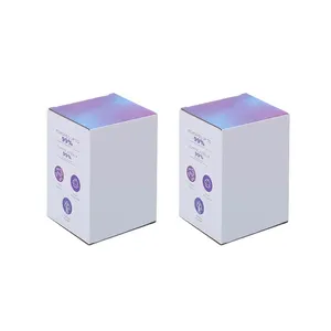 Wholesale folding paper color box custom boxes with logo packaging small-scale currency both ends can be opened color paper box
