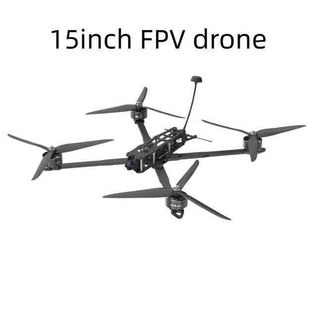15inch FPV Drone 45mins With No Load25mins With 8kg Load 12000mah 5.8G 5W 30km 4315-Kv600 Motor