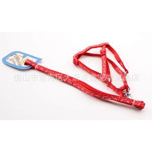 Arnés para Mascotas, Correa de Pecho Ajustable de Nailon, para Perros Pequeños, Color Aleatorio, Diseño Estampado, Origen Foshan - Product Image 2