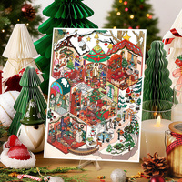Lot d'autocollants de Noël en PET écologiques et imperméables Mr. Paper pour scrapbooking, journalisation et décoration de fêtes