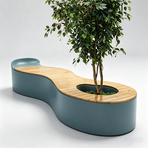 Sillas de Fibra de Vidrio Reforzada (FRP) Ligeras e Integradas, Bancas Artísticas para Jardines Botánicos y Parques - Product Image 1