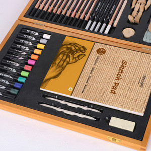 41pcs <span class=keywords><strong>Professionale</strong></span> della Pittura di Disegno Disegno Deluxe Art Set di Arte Set di Cancelleria Per I Bambini - Product Image 3