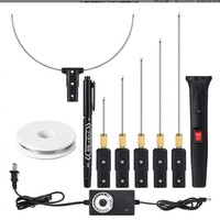 Machine de découpe, rainurage et perçage électrique à chaud de type aiguille pour mousse, mousse perlée, panneaux KT et polystyrène