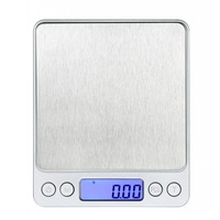 Leaone – Mini-balance numérique pour bijoux, 500g, 1000g, 3000g, 0.01g, 0.1g