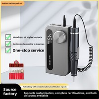 Nouvelle perceuse à ongles sans fil personnalisable, rechargeable, 45 000 tr/min, pour salon et usage domestique, perceuse électrique pour ongles