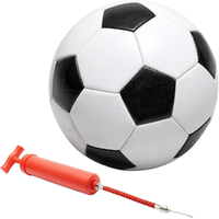 Ballon de football classique et durable - Taille 4 - Pour l'entraînement avec pompe de qualité supérieure