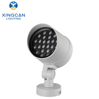 Projecteur LED extérieur pour jardin botanique, paysage, haute luminosité, boîtier en aluminium, étanche IP65, DMX512 RGB RGBW 12W-70W COB
