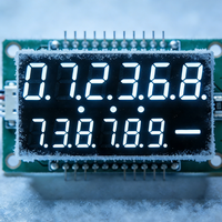 Module d'affichage LCD TFT personnalisé à 8 chiffres, haute luminosité (1500 nits), 320x240, interface SPI, gris/noir, blanc, 3,3 V/5 V, pour calculatrice