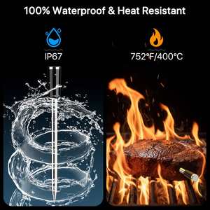 Termómetro Inalámbrico Digital Bluetooth para Carne con Aplicación Inteligente, Alcance Ilimitado de 100m, Novedad 2026 - Product Image 5