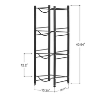 Étagère à eau à 3/4/5 niveaux, support pour bouteille d'eau de 5 gallons, étagère de rangement