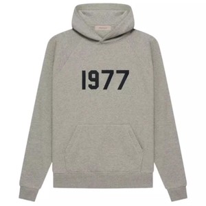 Prêt à <span class=keywords><strong>acheter</strong></span> : Ensemble de survêtement essentiel pour homme, style streetwear, en coton 100% avec capuche doublée, modèle 1977 de haute qualité - Product Image 6