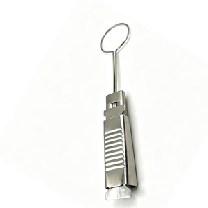 ODWAC-15 Collier de tension FTTH en acier inoxydable, collier de terminaison à coin pour câble de descente en forme de 8 de 2*6mm - Product Image 3